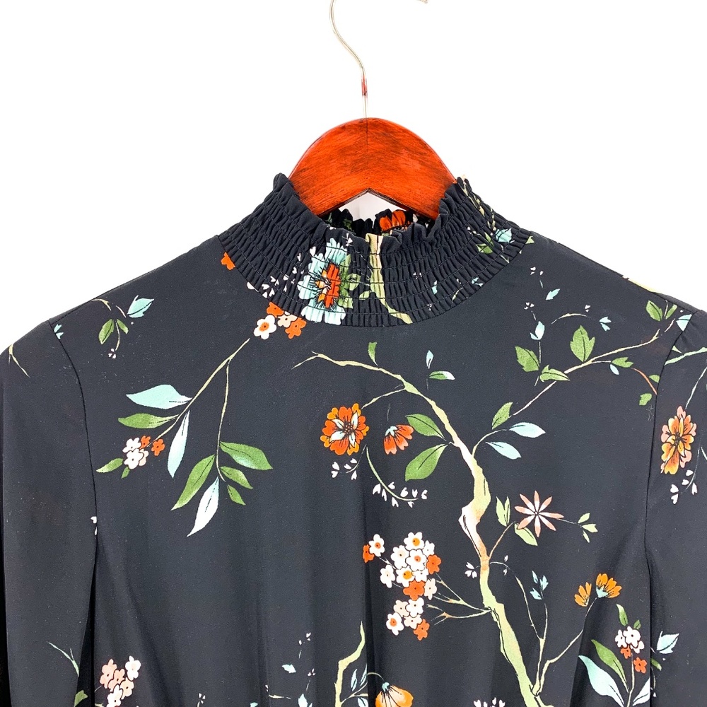 Nanette Lepore Mock Neck Long Sleeve Midi Dress - Picture 5 of 8